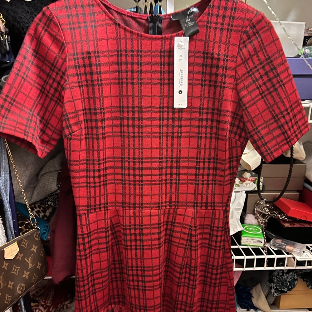 Aqua fall winter dress